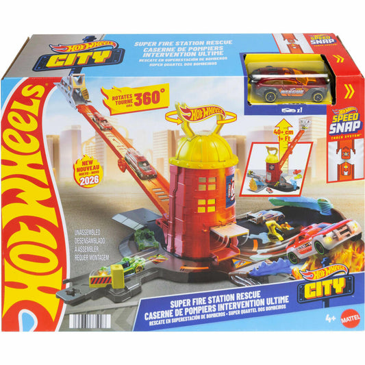 Hot Wheels HW City Super Feuerwehrwache, JHL95