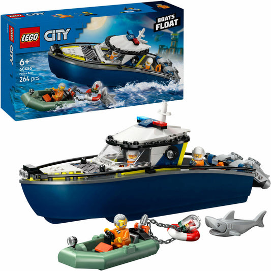 LEGO City Verfolgungsjagd im Polizeiboot, 60456