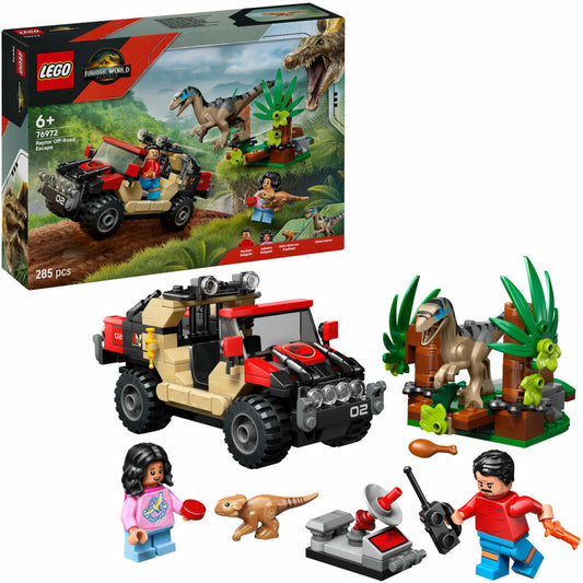 LEGO JUR Jurassic World Raptor: Verfolgungsj, 76972