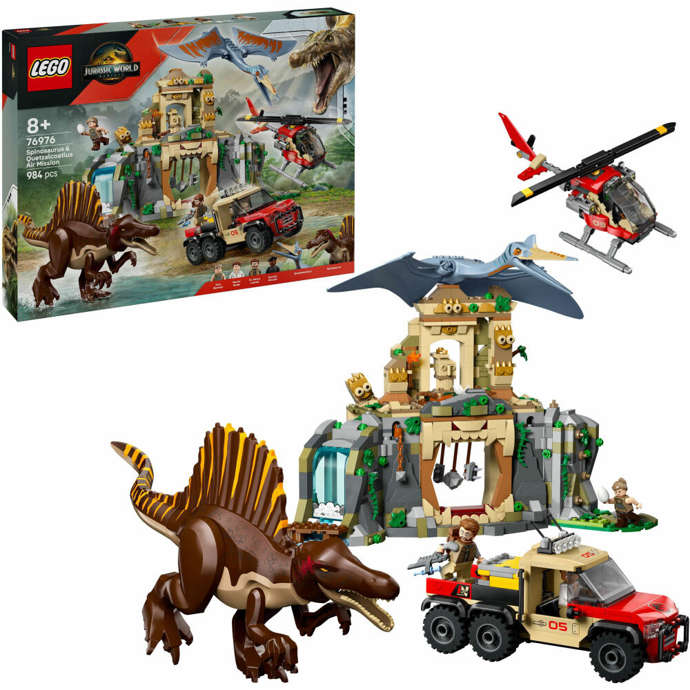 LEGO JUR Jurassic World Spinosaurier & Quetz, 76976