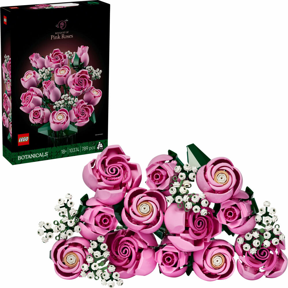 LEGO Botanicals Rosa Rosenstrauß, 10374