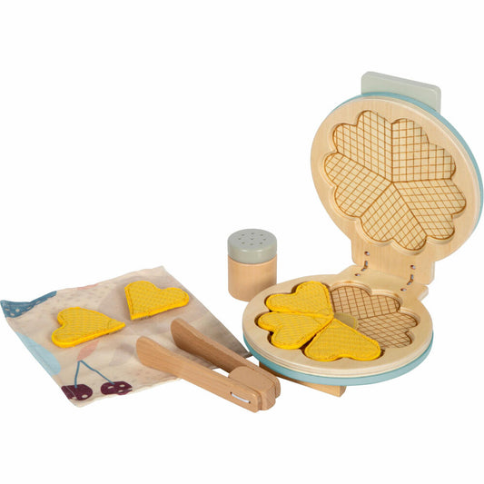 Legler Small Foot Waffeleisen-Set Tasty, Rollenspielzeug, ab 24 Monate, Holz, 12492