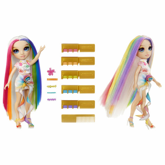 Rainbow High RAH Hair Play Doll- Amaya Rainbow, 526780-EUC