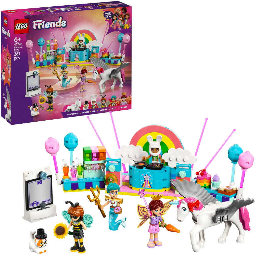 LEGO Friends Kostümparty mit Einhorn und Fee, 42661