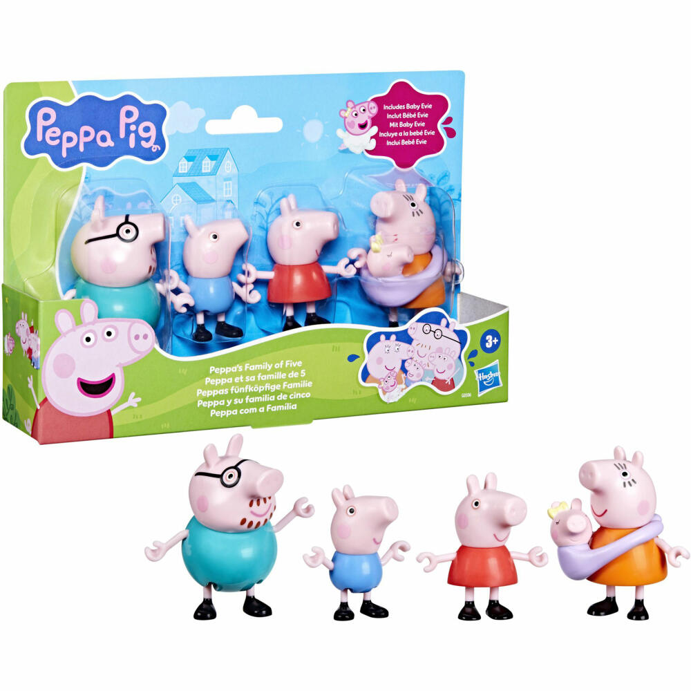 Peppa Pig PEP pa Pig PEP pas Fünfköpfige Familie, G05065L0