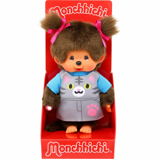 Monchhichi Monchhichi 20cm Animal Dress Kitten, 203895