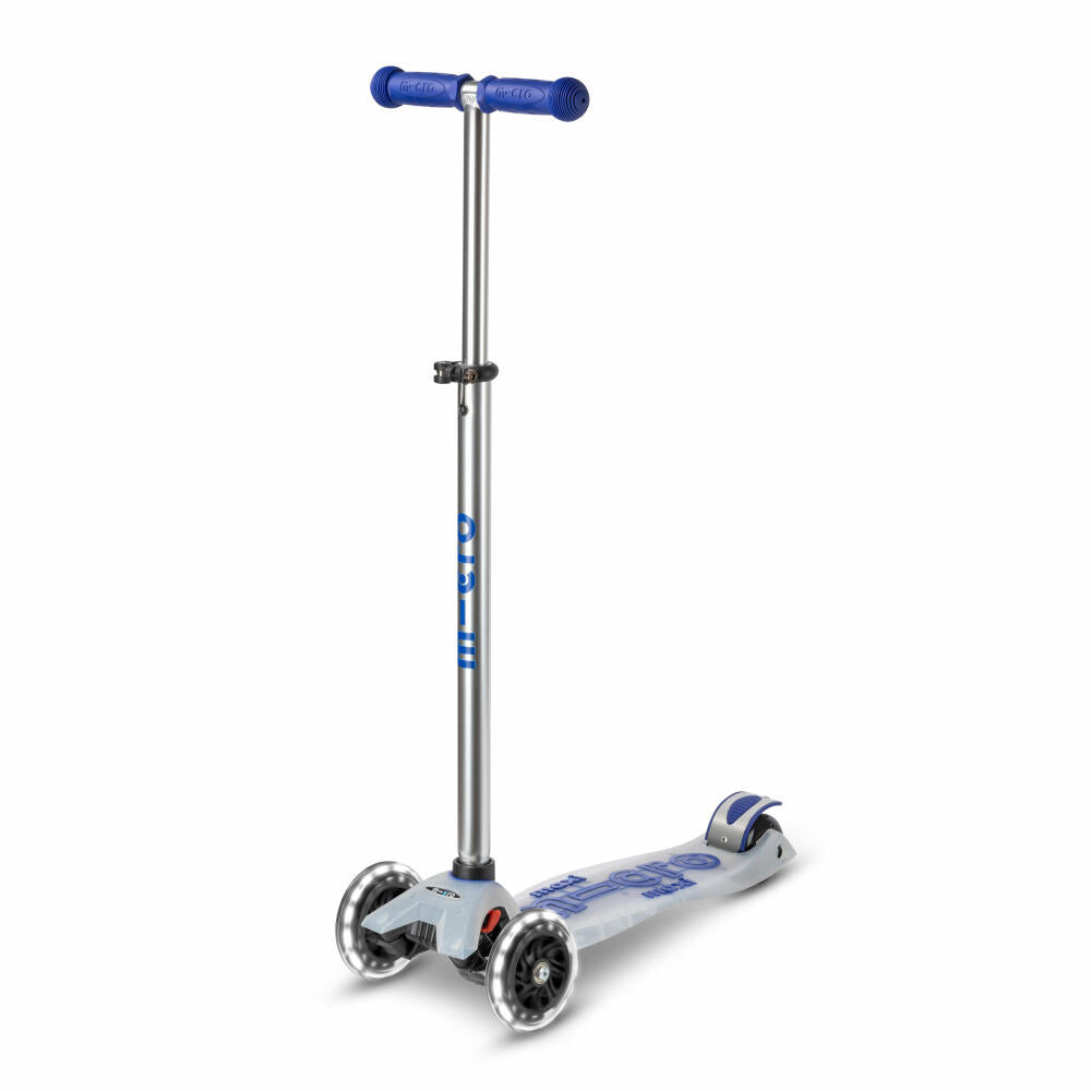Micro Maxi micro deluxe flux LED Scooter, blue, MMD137