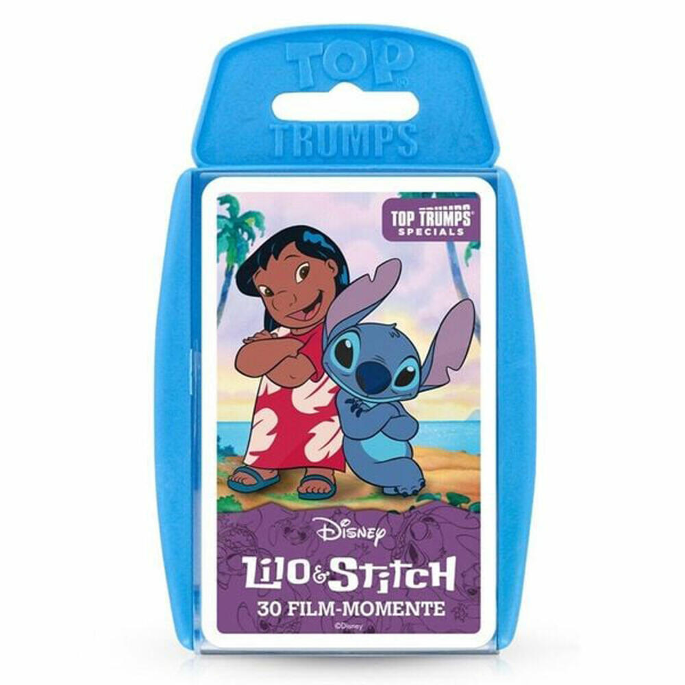 Winning Moves Top Trumps - Lilo & Stitch, Trumpfspiel, Kartenspiel, ab 6 Jahren, WM04056-GER-12