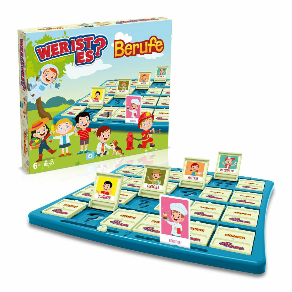Winning Moves Wer ist es? Berufe, Ratespiel, Gesellschaftsspiel, ab 6 Jahren, WM04515-GER-6