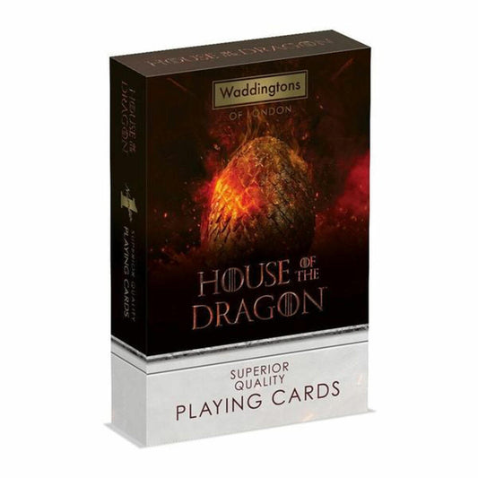 Winning Moves No1 Spielkarten - House of the Dragon, Französisches Blatt, Skat, Poker, ab 12 Jahren, WM04535-EN1-12
