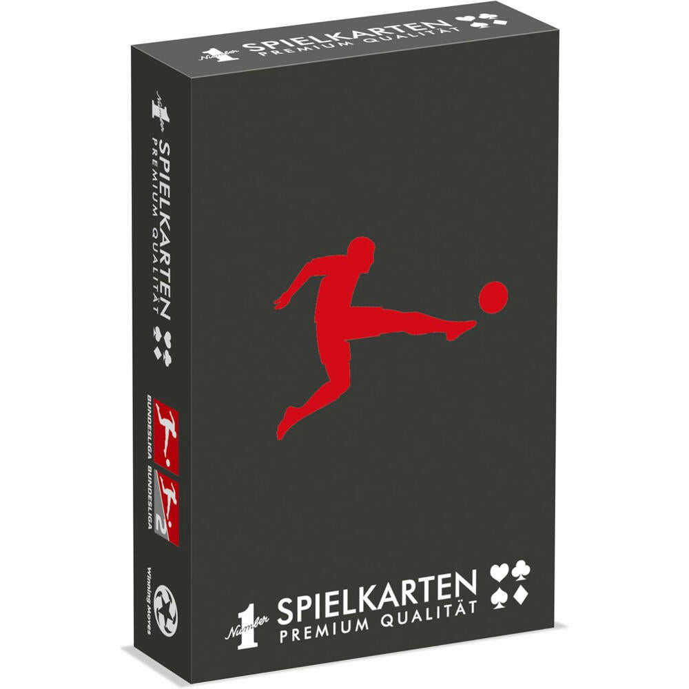 Winning Moves No1 Spielkarten - Bundesliga Edition, Französisches Blatt, Skat, Poker, ab 6 Jahren, WM04671-GER-12