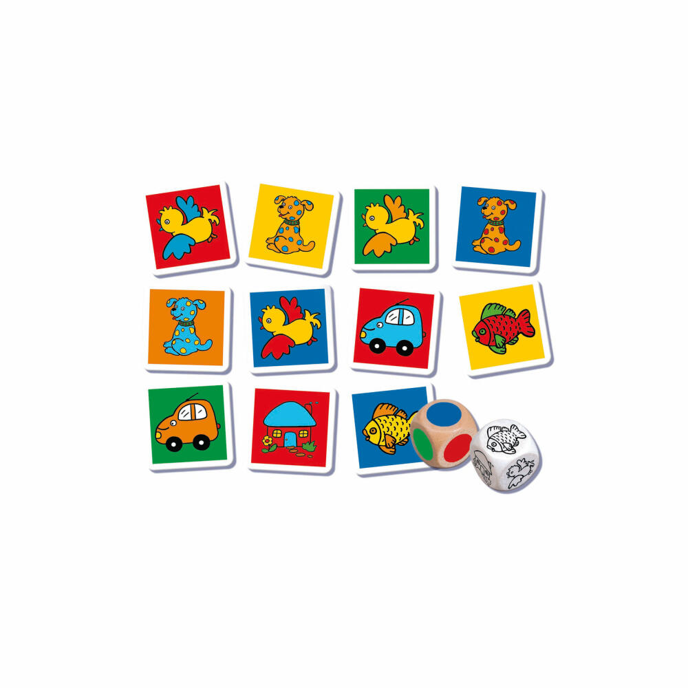 Noris Patsch, card game, reaction game, dice game, board game, children, game, 606013612