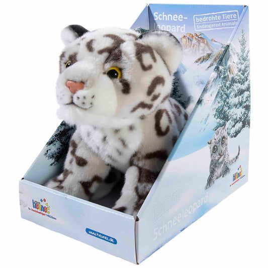 Heunec Bedrohte Tiere Schneeleopard, Kuscheltier, Plüschtier, Stofftier, 18 cm, 289376
