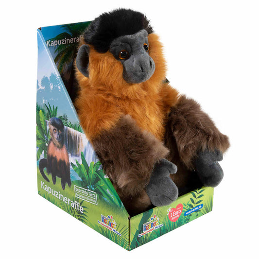 Heunec Bedrohte Tiere Kapuzineraffe, Kuscheltier, Plüschtier, Stofftier, 24 cm, 289772