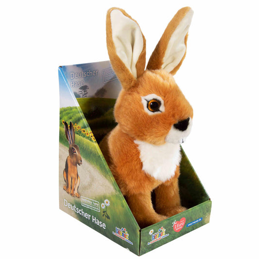 Heunec Bedrohte Tiere Feldhase, Kuscheltier, Plüschtier, Stofftier, 23 cm, 289871