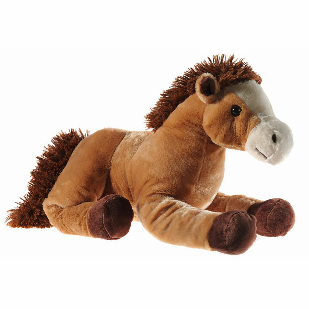 Heunec Pferd liegend, Kuscheltier, Plüschtier, Stofftier, 50 cm, 304079