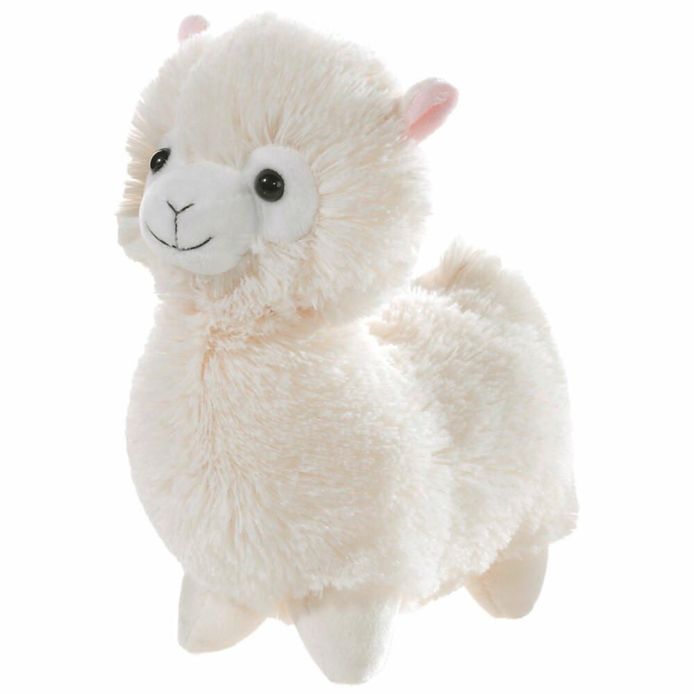 Heunec Lama stehend creme, Kuscheltier, Plüschtier, Stofftier, 18 cm, 323551