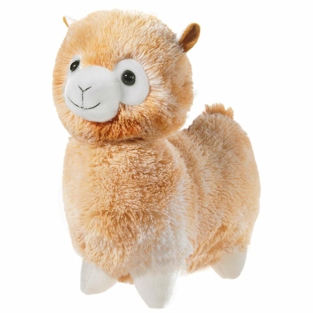 Heunec Lama stehend braun, Kuscheltier, Plüschtier, Stofftier, 18 cm, 323568