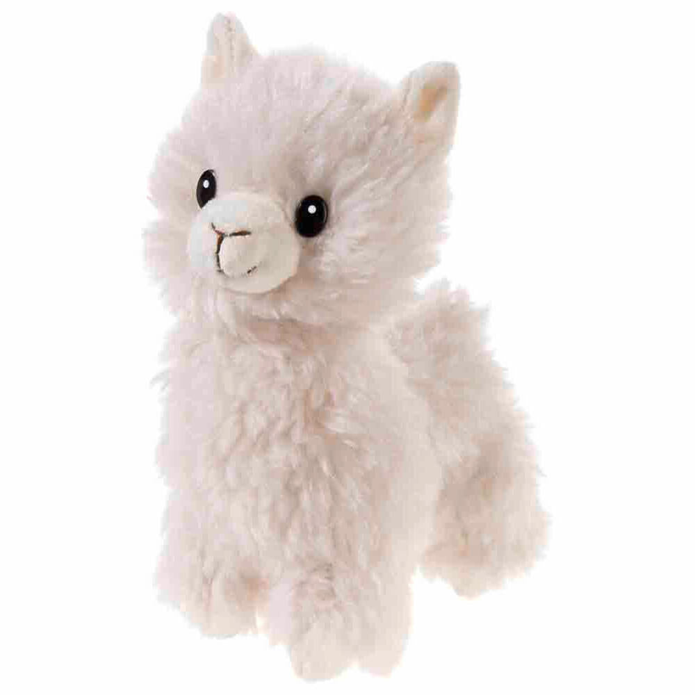 Heunec Lama stehend creme, Kuscheltier, Plüschtier, Stofftier, 20 cm, 324442