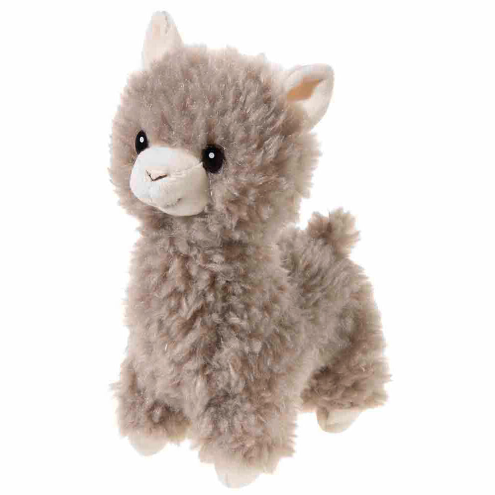 Heunec Lama stehend kitt, Kuscheltier, Plüschtier, Stofftier, 20 cm, 324466