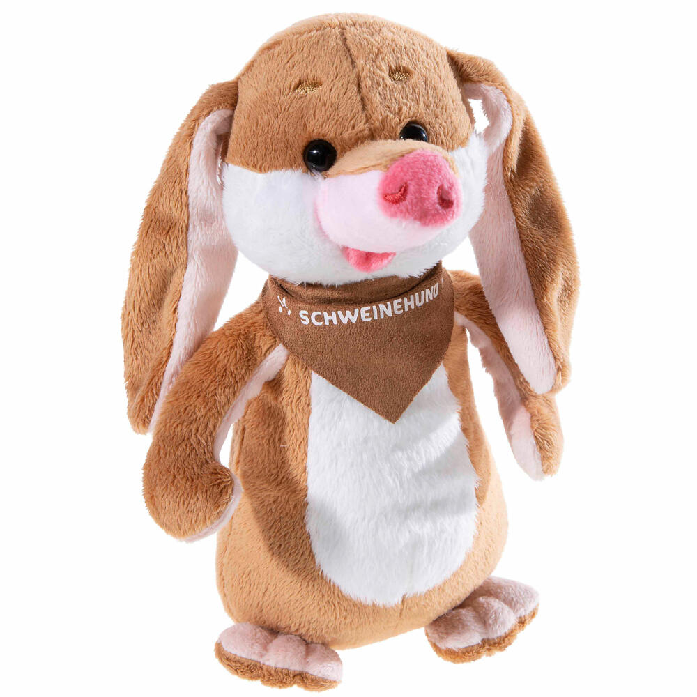 Heunec Fitness Freund Schweinehund, Kuscheltier, Plüschtier, Stofftier, 24 cm, 325678