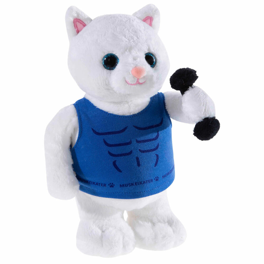 Heunec Fitness Freund Muskelkater, Kuscheltier, Plüschtier, Stofftier, 24 cm, 325777