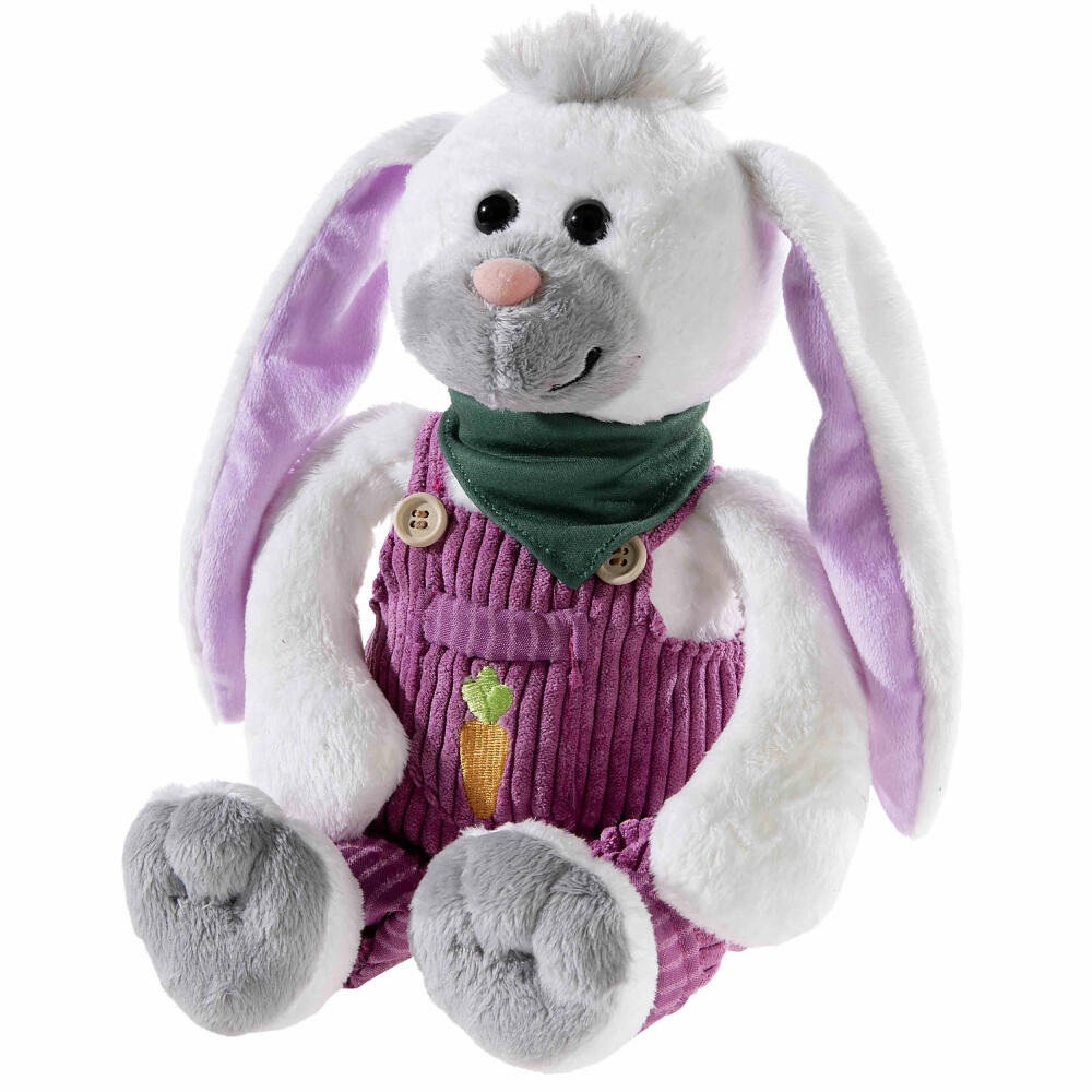 Heunec Latzhosen-Gang Hase, Kuscheltier, Plüschtier, Stofftier, 35 cm, 335370