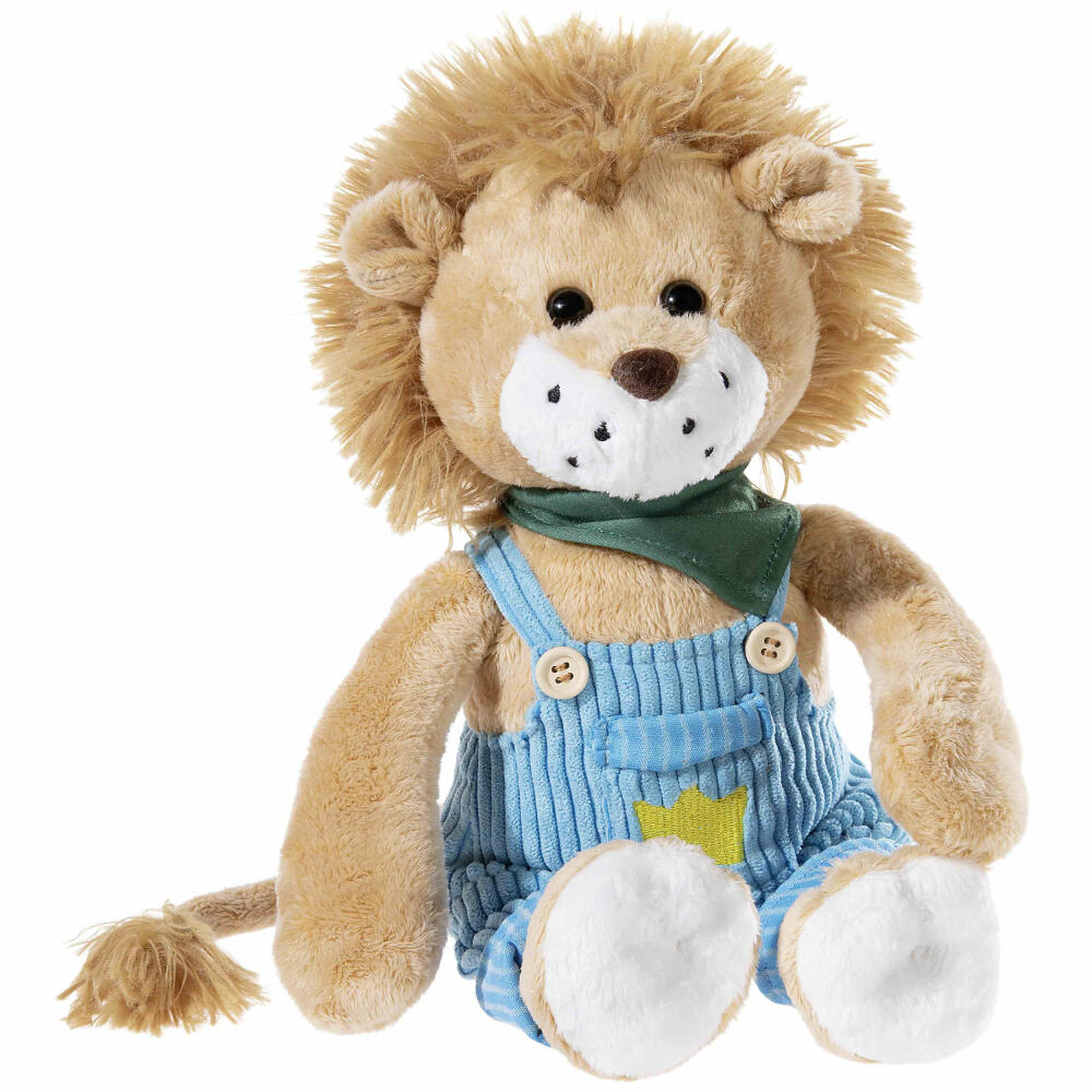 Heunec Latzhosen-Gang Löwe, Kuscheltier, Plüschtier, Stofftier, 35 cm, 335479
