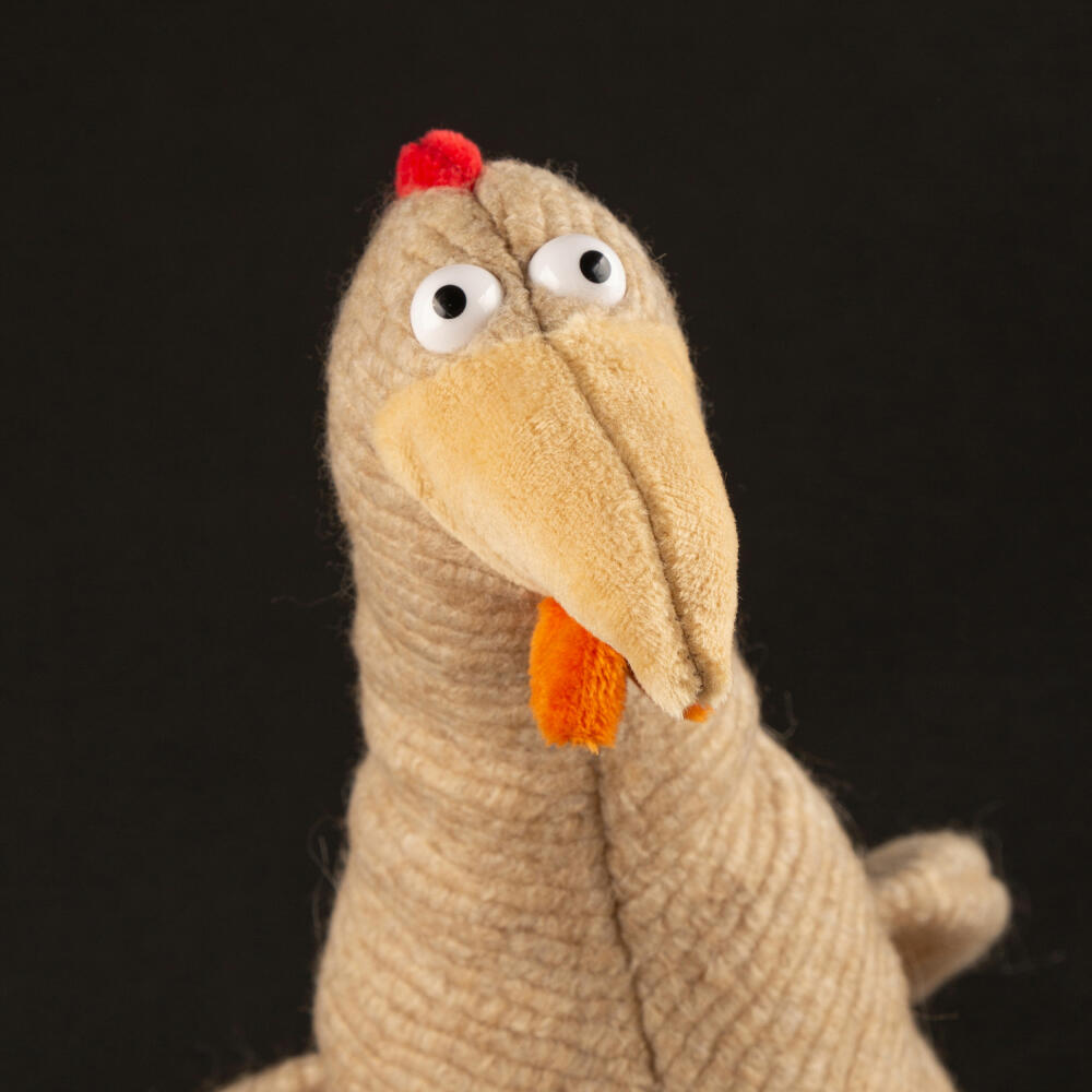 sigikid Lost Chicken Kikeriki, Kuscheltier, Plüschtier, Stofftier, Polyester, 43415