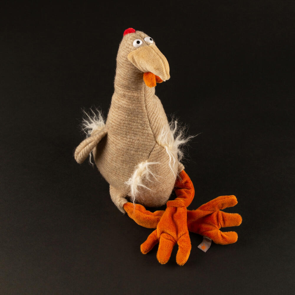 sigikid Lost Chicken Kikeriki, Kuscheltier, Plüschtier, Stofftier, Polyester, 43415
