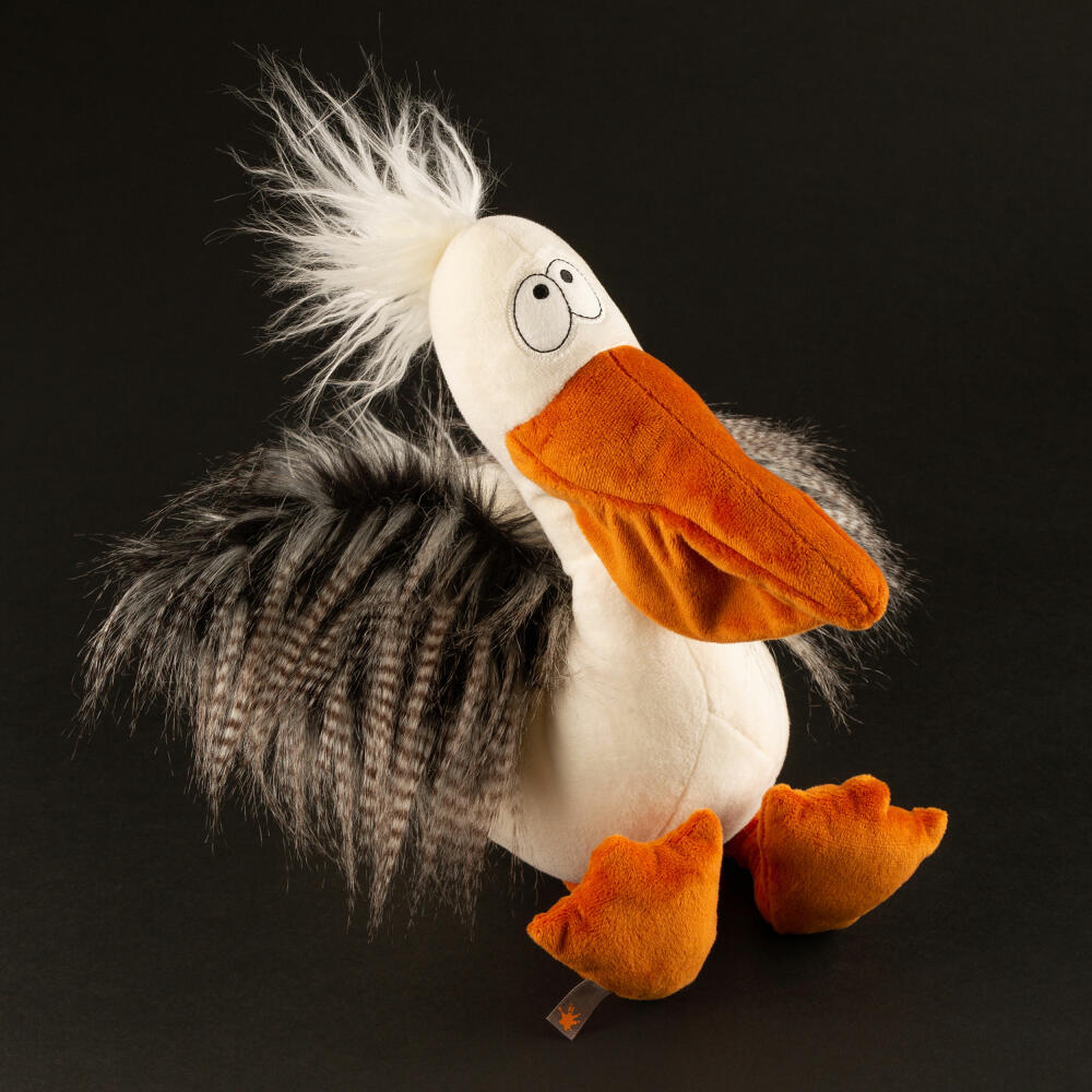 sigikid Romeo Pelikano Kikeriki, Kuscheltier, Plüschtier, Stofftier, Polyester, 43426