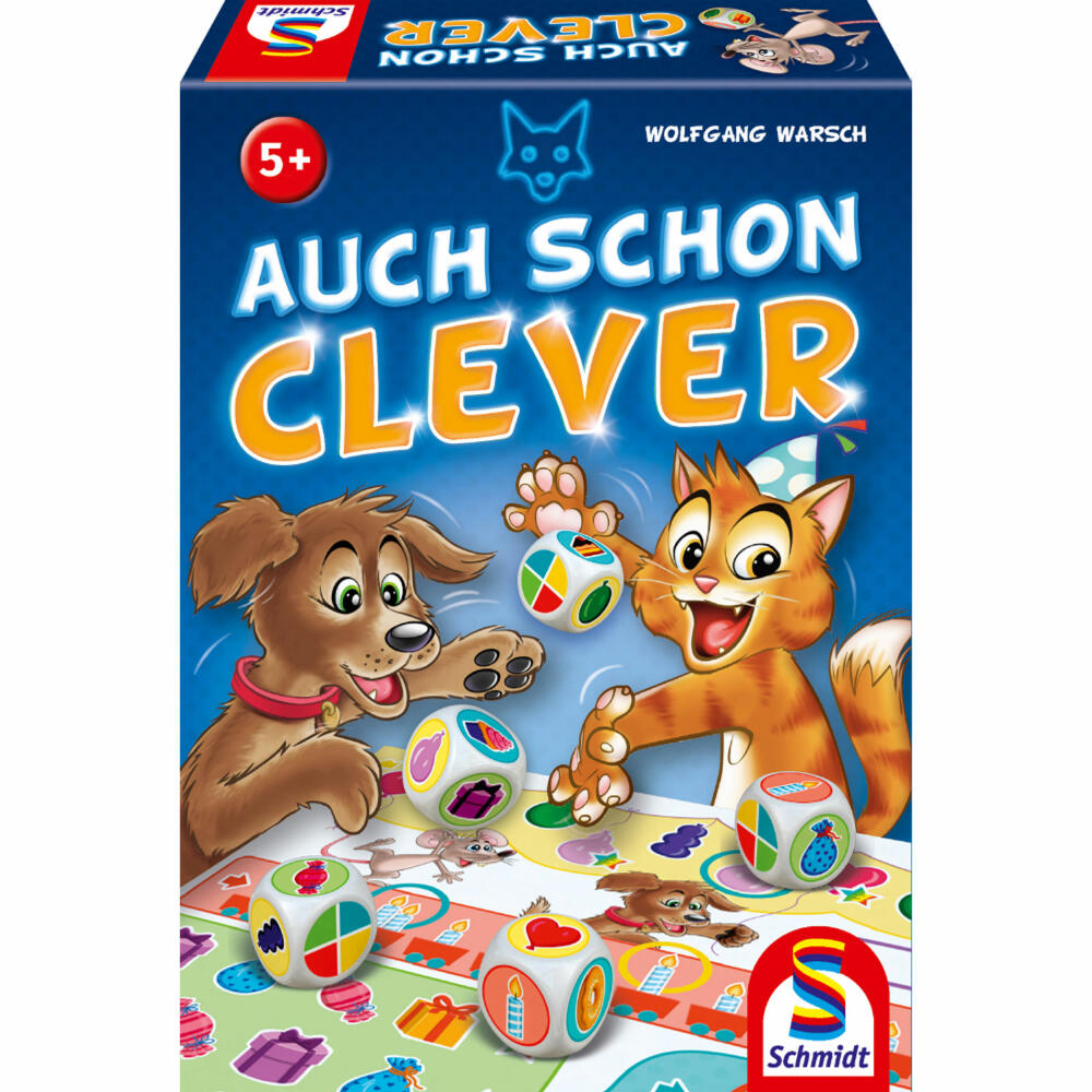 Schmidt Spiele Auch schon Clever, children's game, board game, dice game, 40625