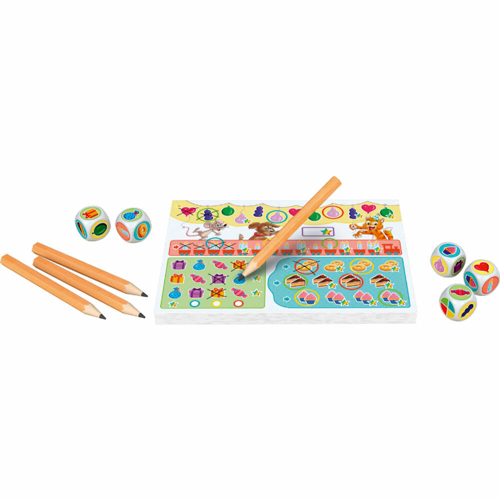 Schmidt Spiele Auch schon Clever, children's game, board game, dice game, 40625