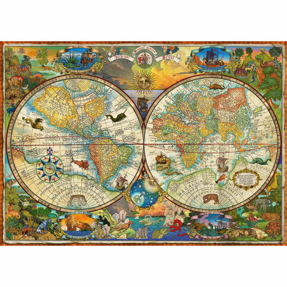 Schmidt Spiele Puzzle Gestalten der Erde, Erwachsenenpuzzle, Standard, 1000 Teile, 59741
