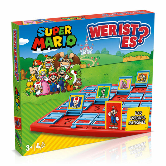 Winning Moves Wer ist es? Super Mario, Ratespiel, Gesellschaftsspiel, ab 3 Jahren, WM03076-GER-6