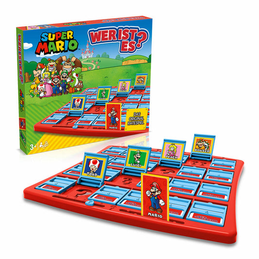 Winning Moves Wer ist es? Super Mario, Ratespiel, Gesellschaftsspiel, ab 3 Jahren, WM03076-GER-6