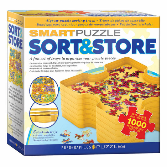 Eurographics Puzzle-Sortierschalen-Set 6-tlg. Sort & Store, 20 x 20 cm, 8955-0105