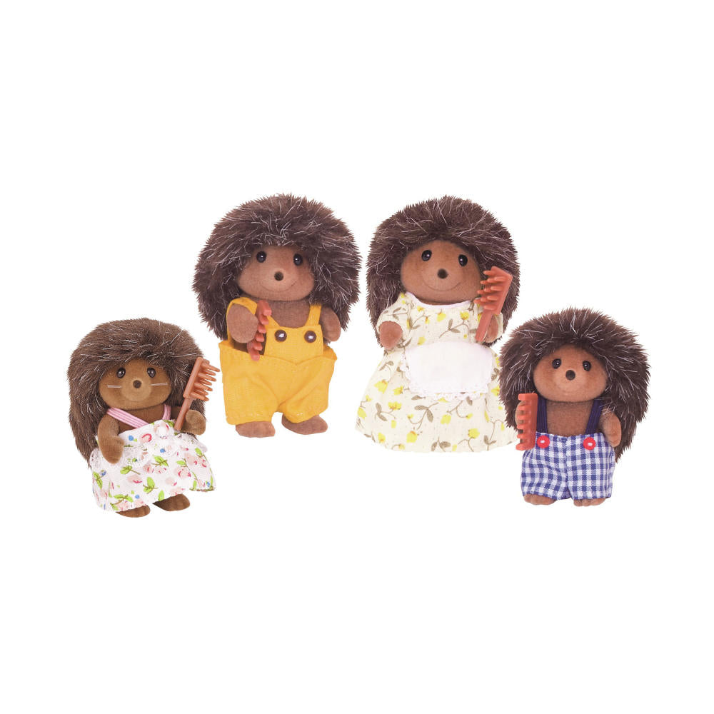 Sylvanian Families Hedgehog Family von Stachel Mother, Father, Children, Franz, Elisabeth, Maximilian, Sophia, Figures, 3122