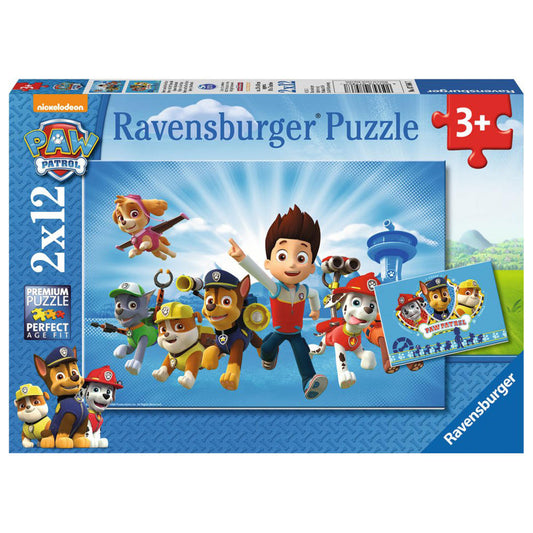 Ravensburger Puzzle Ryder And The Paw Patrol, Children's Puzzle, Laying Game, Children's Game, Puzzle Game, Including Mini Poster, 12 Pieces, 07586 7