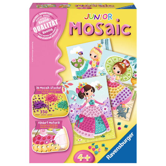 Ravensburger Mosaic Junior Prinzessinnen, Bastelset, Bastel Set, Mosaiksteine, Mosaik, Steine, Ab 4 Jahren, 18342 5