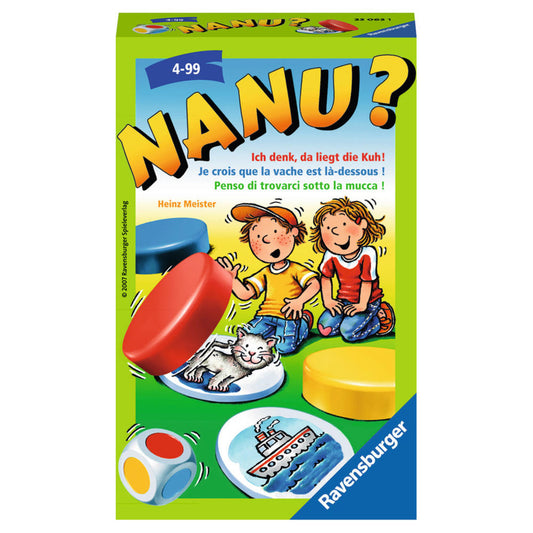 Ravensburger Bring-along games Nanu•, memory game, concentration game, dice game, children's game, children's game, 23063 1