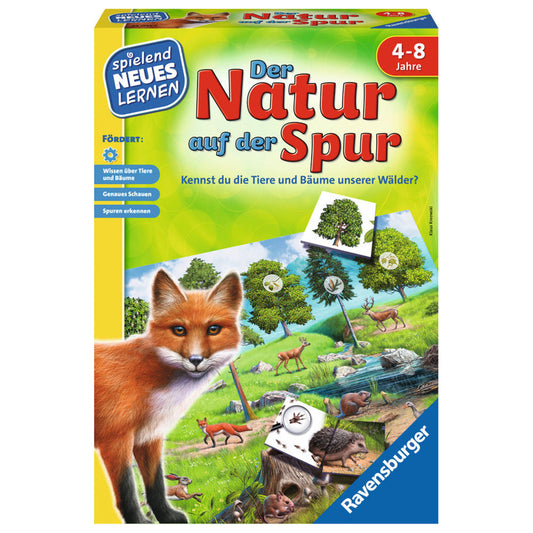 Ravensburger Playfully Learn New Things On The Trail Of Nature, Nature Learning Game, Puzzle Game, Concentration Game, Children's Game, Children's Game, 25041 7