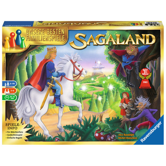 Ravensburger Family Games Sagaland, memory game, search game, dice game, board game, parlor game, family game, 26424 7