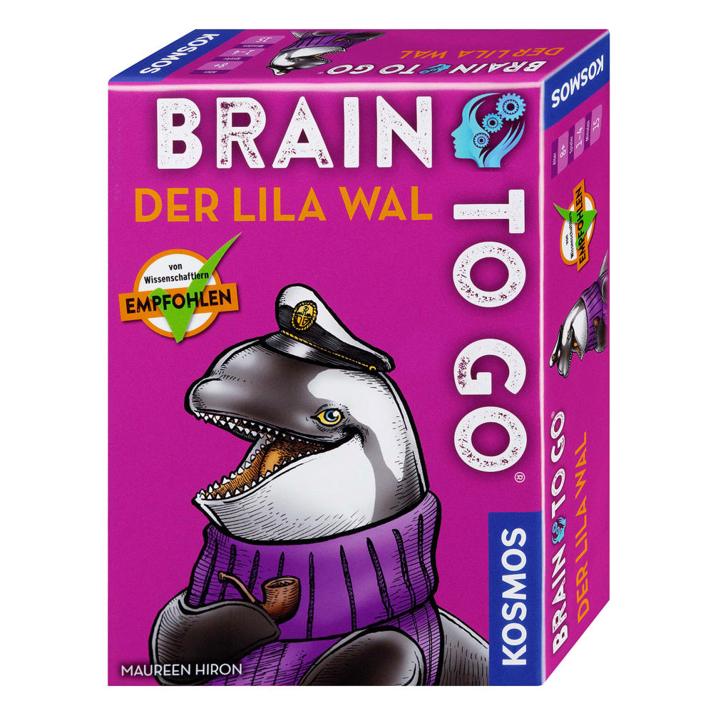 KOSMOS Brain To Go - The Purple Whale, Brain Teaser, Brain Training, Game, Ages 8 and Up, 690861