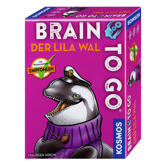 KOSMOS Brain To Go - The Purple Whale, Brain Teaser, Brain Training, Game, Ages 8 and Up, 690861