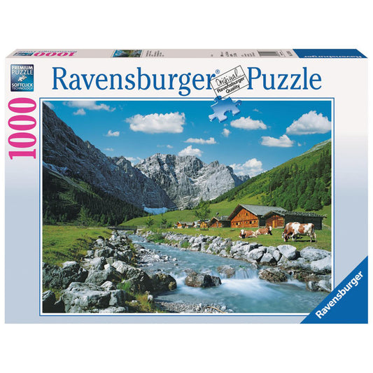 Ravensburger Puzzle Karwendel Mountains Austria, Adult Puzzle, Adult Puzzles, Premium Puzzle, Standard Format, 1000 Pieces, 19216 8