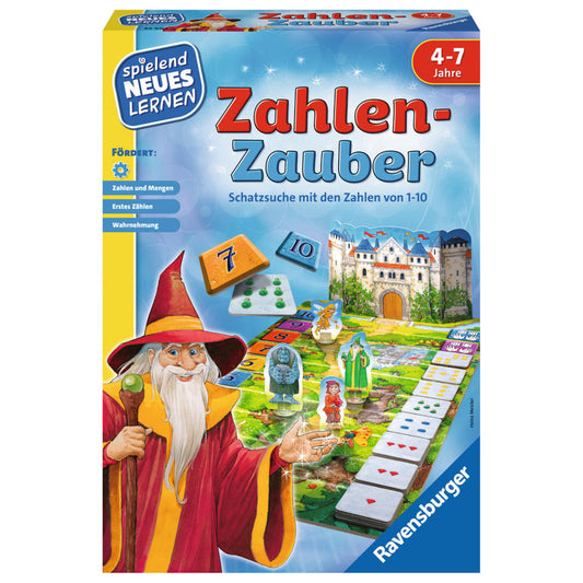 Ravensburger Playfully Learn New Number Magic, Number Learning Game, Search Game, Number Game, Children's Game, Children's Game, 24964 0