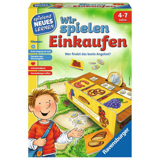 Ravensburger Playfully Learning New Things We Play Shopping, Dice Game, Race Game, Dice Running Game, Children's Game, Children's Game, 24985 5
