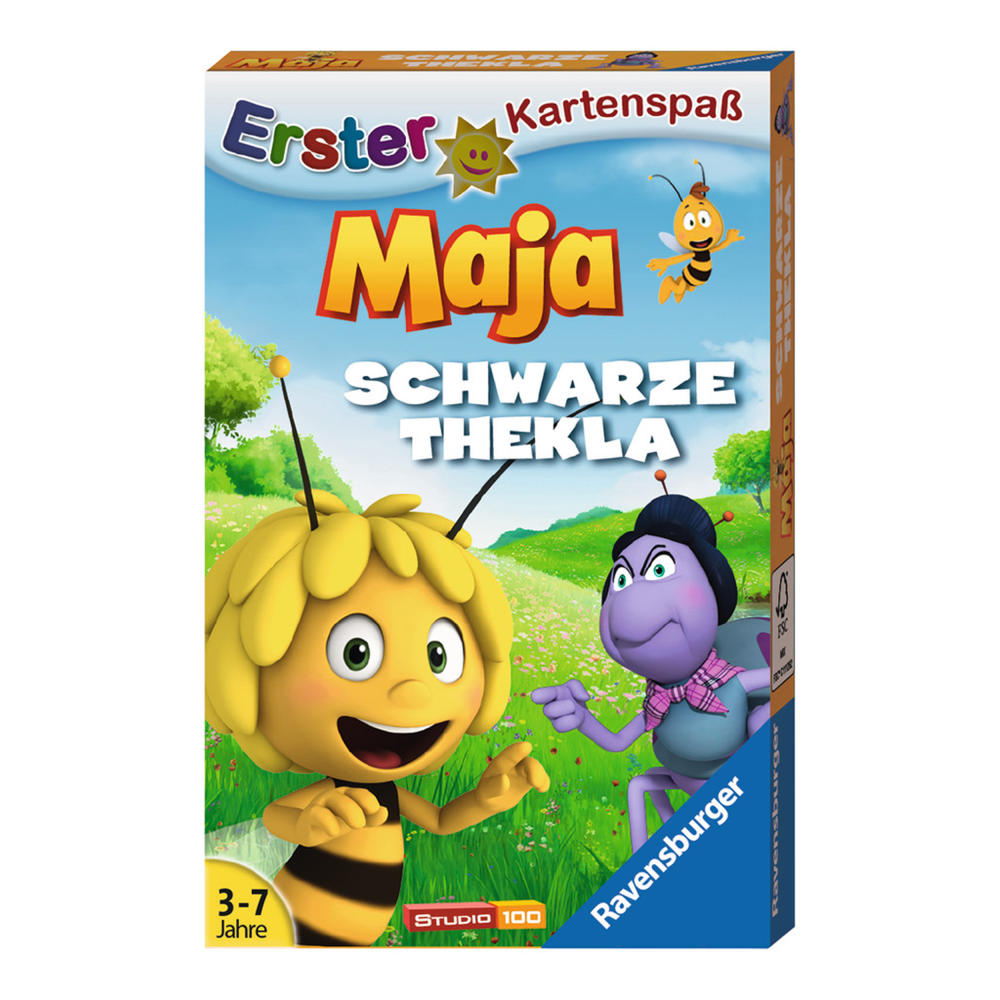 Ravensburger Card Games First Card Fun Maya the Bee: Black Thekla, Card Game, Card Game, Playing Cards, Black Peter, 20328 4
