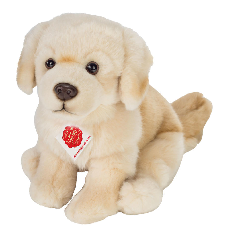 Teddy Hermann Golden Retriever sitzend, Kuscheltier, Stofftier, Plüschtier, Hund, Haustier, Plüsch, 25 cm, 919551